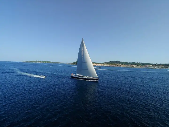 The amazing view from my balcony as we cruise the Mediterranean.