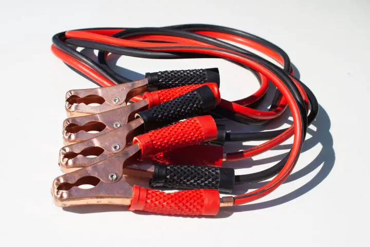 red and black coated wire