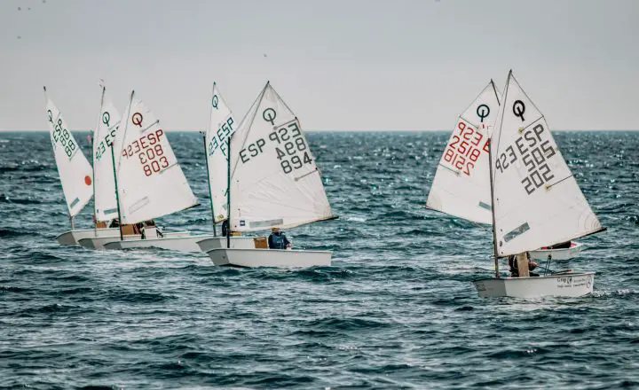 sailing dinghy race