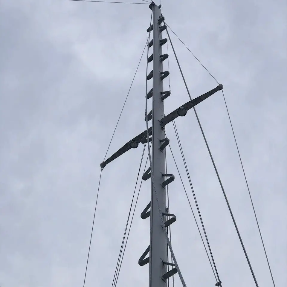 sailboat mast ladder