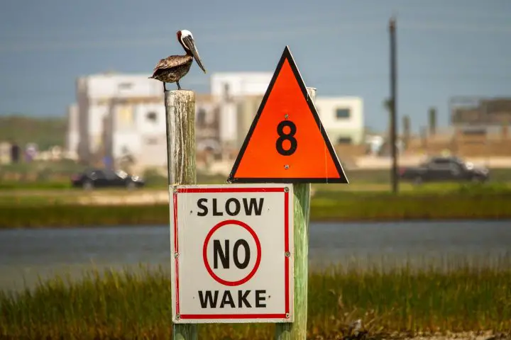 no wake zone safe speed