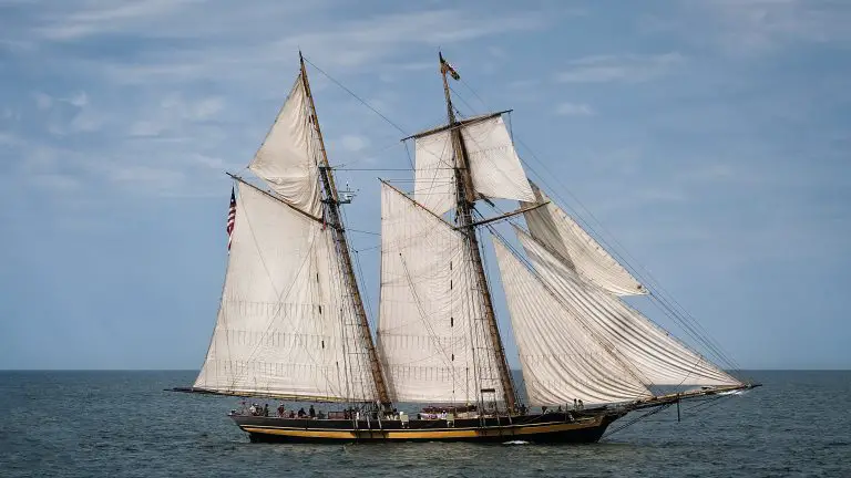 two masted sailboat topsail schooner